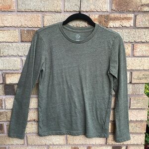 T & B Dark Green Long Sleeve T-shirt